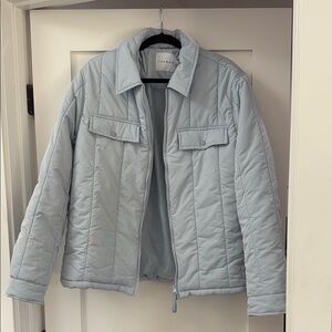 Top man light blue jacket